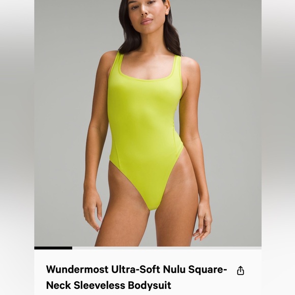 lululemon athletica Tops - NWT Lululemon Nulu Wunderlust Ultra Soft Sleeveless Bodysuit